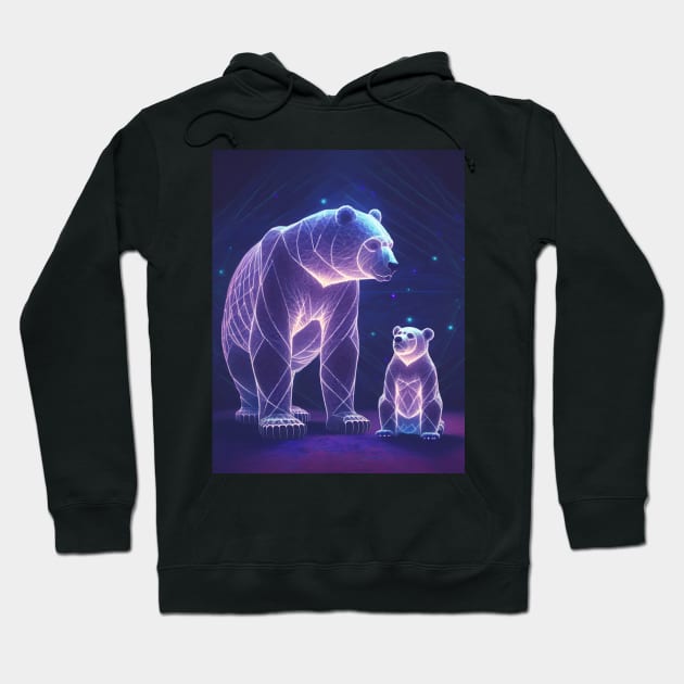 Ursa major and ursa minor constellations. Hoodie by TheDesigNook